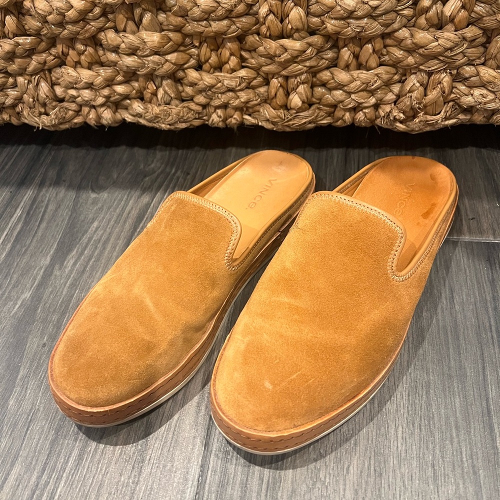 Vince Camel Suede Loafers